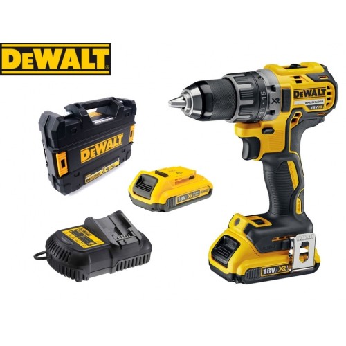 DEWALT DCD791D2 PERCEUSE VISSEUSE 18V 2 batteries 2Ah ...