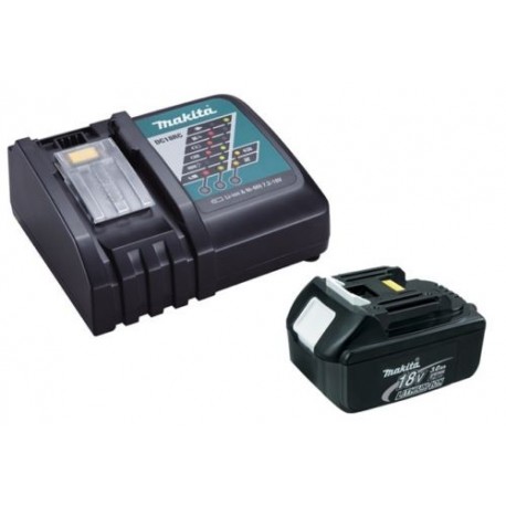 Chargeur rapide Makita DC18RC + batterie BL1830 3Ah Li-ion LXT