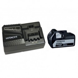 PACK HITACHI HIKOKI 18V BATTERIE BSL1850 5Ah Li-ion + CHARGEUR UC18YFSL