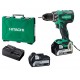 PERCEUSE VISSEUSE HITACHI DS18DBSL brushless (2 x 5Ah) 18v 70Nm