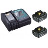 Chargeur rapide Makita DC18RC + batterie BL1830 3Ah Li-ion LXT