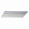 1000 CLOUS EN BANDE 34° SANS GAZ 2.8 x 65 Crantés Inox A4 Bombée