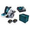 SCIE CIRCULAIRE MAKITA DHS710 36v (4 x 4Ah)+ coffret