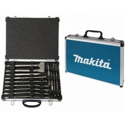 COFFRET MAKITA 17 PIECES FORETS ET BURINS SDS Plus