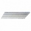 1000 CLOUS EN BANDE 34° SANS GAZ 2.8 x 70 Crantés Inox A4 Bombée
