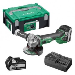 Meuleuse HITACHI HIKOKI G18DBBL (2 x 5ah) 125mm 18v brushless