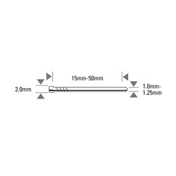 5000 CLOUS BOSTITCH 30 mm mini-brads 18GA cloueur Makita/Senco/Dewalt...