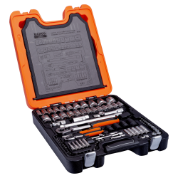 BAHCO S106 COFFRET 106 PIECES DOUILLES/CLES MIXTES/CLIQUET 1/4 et 1/2