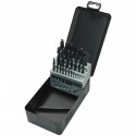 MILWAUKEE 25 FORETS METAUX HSS-R  1 à 13 mm + coffret métal