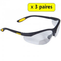 LUNETTES DE PROTECTION DEWALT DPG58-9D teintées effet miroir (3 paires)