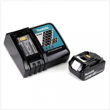 Chargeur rapide Makita DC18RC + 1 batterie 18v BL1860B 6Ah Li-ion LXT -  AB-OUTILS