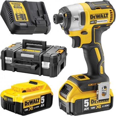 DEWALT DCF887 VISSEUSE A CHOC (2 x 5Ah) brushless 18v