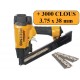 BOSTITCH MCN150 CLOUEUR D'ANCRAGE PNEUMATIQUE + 3000 clous 3.75x38mm pour connecteurs métalliques