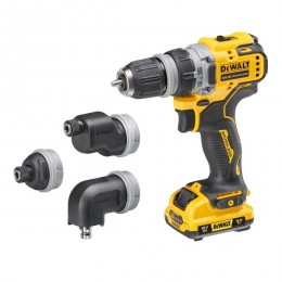 DEWALT DCD703L2T-QW Perceuse visseuse à têtes multiples XR 12V 3AH