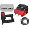 Lot Compresseur SENCO AC19306BL + TJEP Flexible 10mètres + Cloueur SENCO S200BN 25000 clous TJEP 15/22/30/40/50