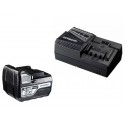PACK HITACHI 18V  BATTERIE BSL1850 5Ah Li-ion + CHARGEUR UC18YFSL