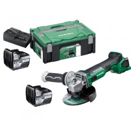 Meuleuse vitesse variable HIKOKI G18DBBVL 125mm (2x5Ah) 18v brushless