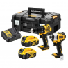 LOT PERCEUSE DEWALT DCD709 + VISSEUSE A CHOC DCF809 18v (2 x 4Ah)