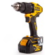 LOT PERCEUSE DEWALT DCD709 + VISSEUSE A CHOC DCF809 18v (2 x 4Ah)