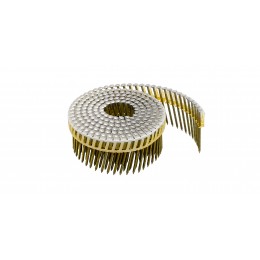 960 CLOUS ROULEAUX PLATS 15/16° 2.5 x 55 crantés Inox A2 Bombée liaison pvc,6 rouleaux (import)