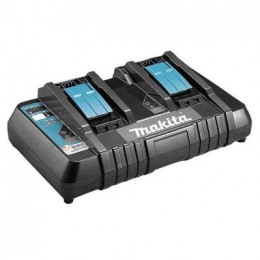 CHARGEUR MAKITA DC18RD LXT pour 2 batteries 14,4v ou 18v Li-ion (220v CE)