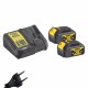 2 BATTERIES 18v DEWALT DCB182 4Ah LI-ION + CHARGEUR DCB115