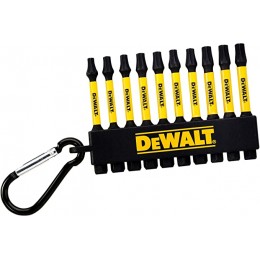 10 Embouts Dewalt DT7275-QZ TORX 57mm (3 x T20,4 x T25,3 x T30) Extreme Flextorq