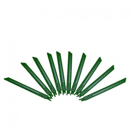 10 lames pour scie sabre HITACHI 752005 (bois et clous)