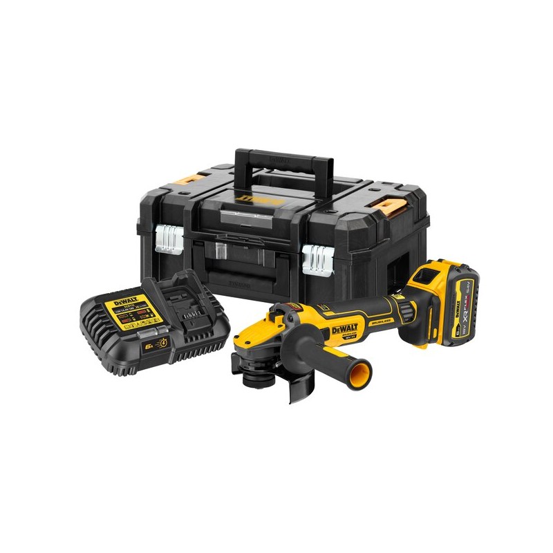 Dewalt DCG409VSNT meuleuse vitesse variable 125mm XR 18V advantage Li-ion  brushless (nue sans batterie + coffret) - AB-OUTILS