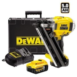 CLOUEUR DE CHARPENTE DEWALT DCN692P2 18V 34° + 4400 clous 70 mm galva