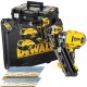 Pack cloueur Dewalt DCN692/Perceuse DCD709/Visseuse à choc DCF809 18v (2 x 4 Ah)/2200 clous 70mm galva crantés