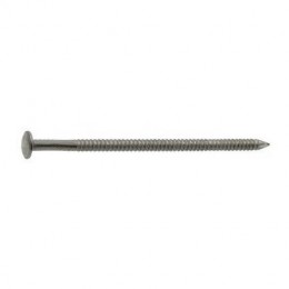 1000 CLOUS EN BANDE 34° SANS GAZ 2.8 x 63 Crantés Inox A2 Bombée