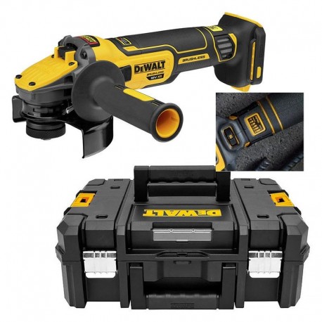 Dewalt DCG409VSNT meuleuse vitesse variable 125mm XR 18V advantage Li-ion brushless (nue sans batterie + coffret)