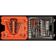 BAHCO S138 coffret 138 pièces 1/4",3/8",1/2" douilles,embouts et clés mixtes