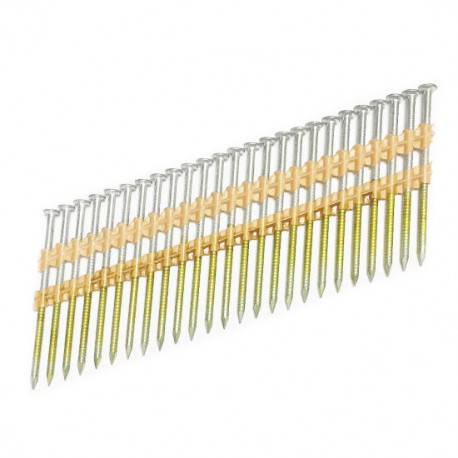 3000 CLOUS EN BANDE 20/21° 2.8 x 75 crantés galvanisés à chaud 50µ NORFIX