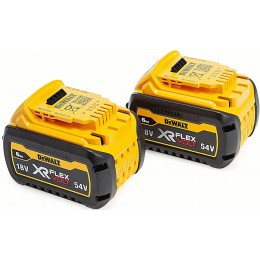 DEWALT DCB546T2 2 BATTERIES 6Ah flexvolt 18v-54v Li-ion