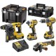 DEWALT DCK422P3T-QW kit 4 outils (3x 5Ah) 18v perceuse/visseuse/meuleuse/perforateur
