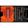 BAHCO S410 COFFRET 41 PIECES CLIQUETS DOUILLES ET CLES MIXTES
