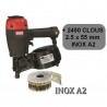 SENCO S65CNP CLOUEUR PNEUMATIQUE 32/65mm 15° rouleaux métal/pvc