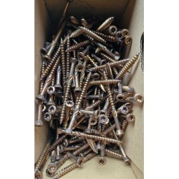 200 vis terrasse inox A4 bruni Tête réduite Torx TX25