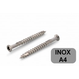 100 vis terrasse inox A4 tête réduite Torx TX25 autoforeuse