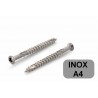 100 vis terrasse inox A4 tête réduite Torx TX25 autoforeuse