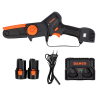 Tronçonneuse élagueuse BAHCO BCL104 inclus 2 batteries 10.8V 2.6Ah