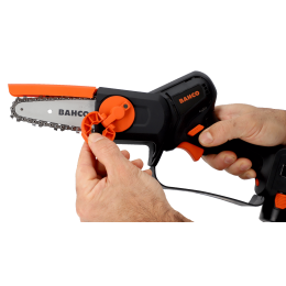 Tronçonneuse élagueuse BAHCO BCL104 inclus 2 batteries 10.8V 2.6Ah