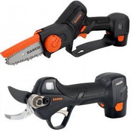 ELAGUEUSE BAHCO BCL104 + SECATEUR BCL226 inclus 4 batteries 12.6v 2.5Ah