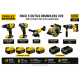 Pack STANLEY FATMAX V20 18V Brushless 5 Outils + 4 Batteries 4Ah + 2 Chargeurs