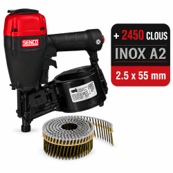 SENCO S65CNP cloueur pneumatique a rouleau 32/65mm 15° rouleaux métal/pvc