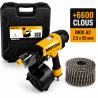 Bostitch N66C-2-E + 6600 Clous Inox A2 2.3x55 mm Liaison Fil Bardage