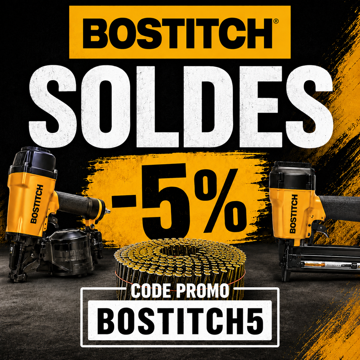 Code promo BOSTITCH5 sur toute la marque